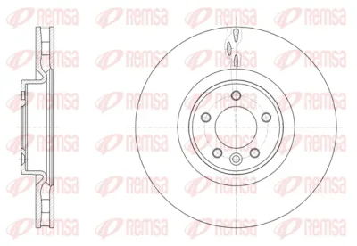 61611.10 REMSA Тормозной диск