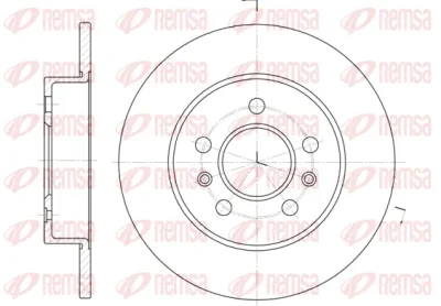 6239.02 REMSA Тормозной диск