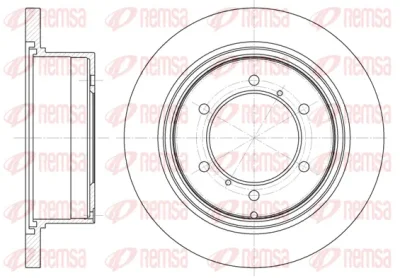 Тормозной диск REMSA 6552.00