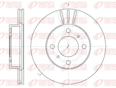 6557.10 REMSA Тормозной диск