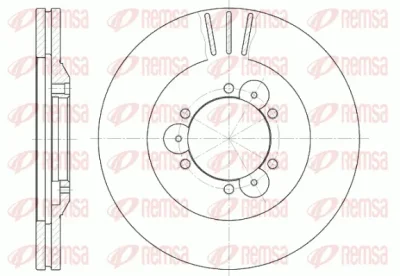 6560.10 REMSA Тормозной диск