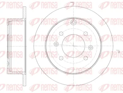 6757.00 REMSA Тормозной диск