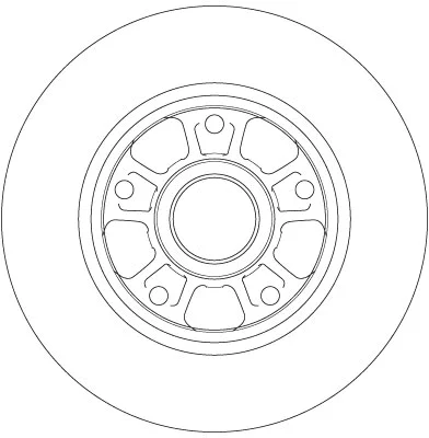 Тормозной диск TRW DF6182