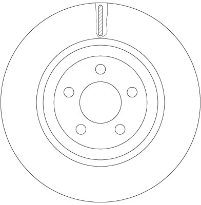 Тормозной диск TRW DF6244S