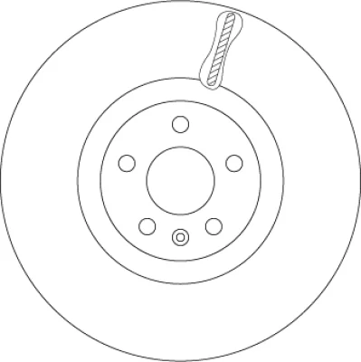 Тормозной диск TRW DF6939S