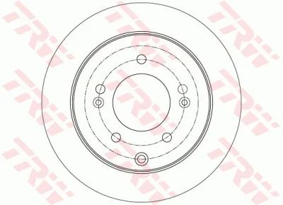 DF7819 TRW Тормозной диск
