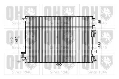 QCN572 QUINTON HAZELL Радиатор кондиционера