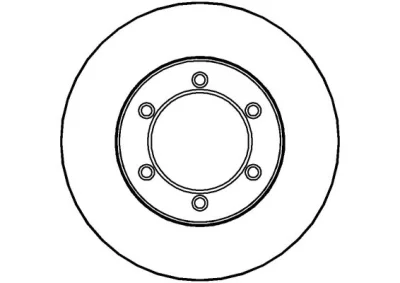 NBD1435 NATIONAL Тормозной диск