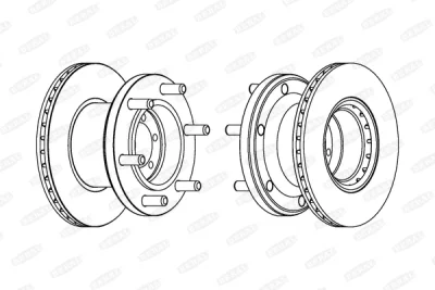 Тормозной диск BERAL BCR133A