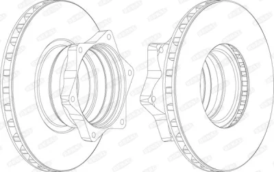 Тормозной диск BERAL BCR165A