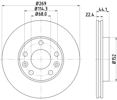 Тормозной диск DON PCD13132