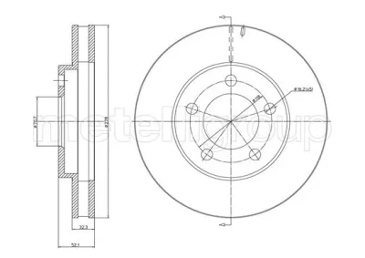 800-1720C CIFAM Тормозной диск