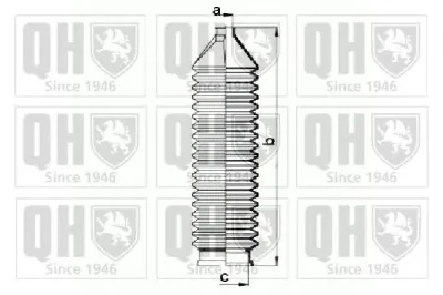 QG1087 QUINTON HAZELL Пыльник рулевой рейки (тяги)