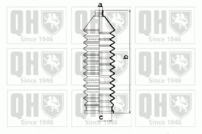 QG1161 QUINTON HAZELL Пыльник рулевой рейки (тяги)