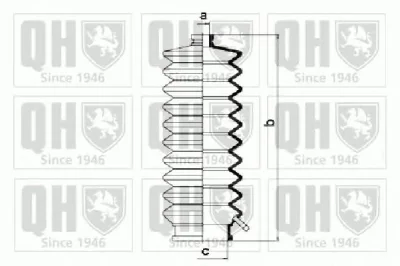 QG1180 QUINTON HAZELL Пыльник рулевой рейки (тяги)
