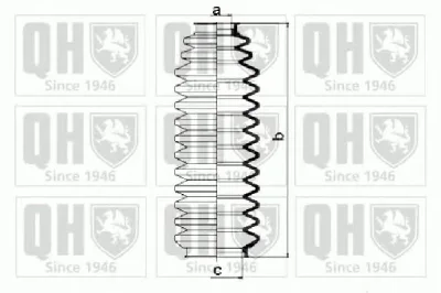 QG1202 QUINTON HAZELL Пыльник рулевой рейки (тяги)