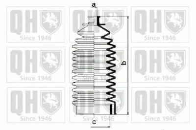 QG1213 QUINTON HAZELL Пыльник рулевой рейки (тяги)