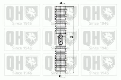 QG1257 QUINTON HAZELL Пыльник рулевой рейки (тяги)