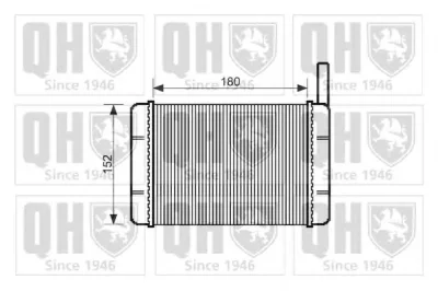 QHR2018 QUINTON HAZELL Радиатор отопителя салона