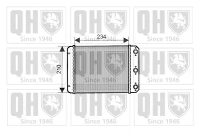 QHR2150 QUINTON HAZELL Радиатор отопителя салона