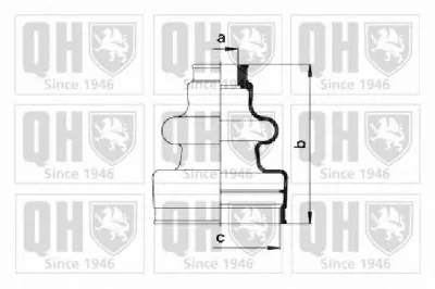 QJB191 QUINTON HAZELL Пыльник шруса