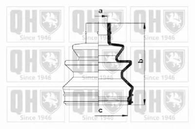 QJB2544 QUINTON HAZELL Пыльник шруса