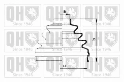 QJB2724 QUINTON HAZELL Пыльник шруса