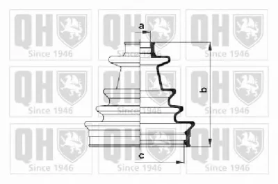 QJB286 QUINTON HAZELL Пыльник шруса