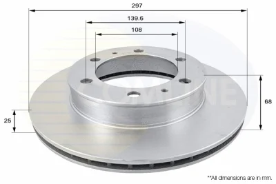 ADC01169V COMLINE Тормозной диск