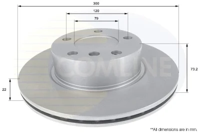 Тормозной диск COMLINE ADC1770V