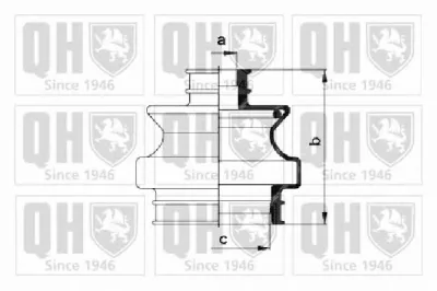 QJB460 QUINTON HAZELL Пыльник шруса