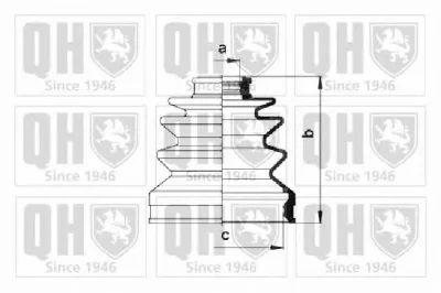 QJB475 QUINTON HAZELL Пыльник шруса