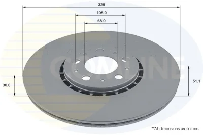 ADC2922V COMLINE Тормозной диск