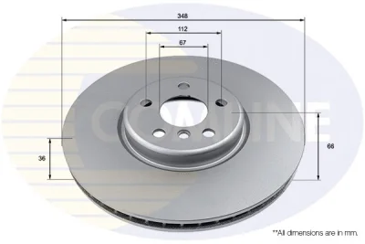 Тормозной диск COMLINE ADC5029VL