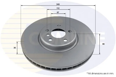 Тормозной диск COMLINE ADC5030VR