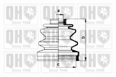 QJB532 QUINTON HAZELL Пыльник шруса