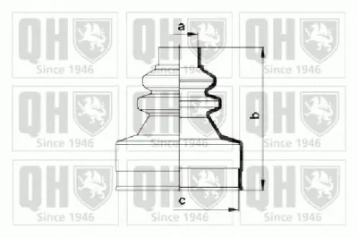 QJB759 QUINTON HAZELL Пыльник шруса