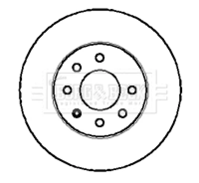 BBD4139 BORG & BECK Тормозной диск