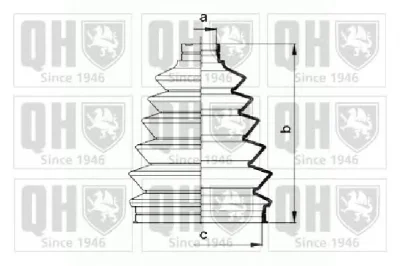 QJB910 QUINTON HAZELL Пыльник шруса