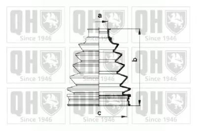 QJB930 QUINTON HAZELL Пыльник шруса