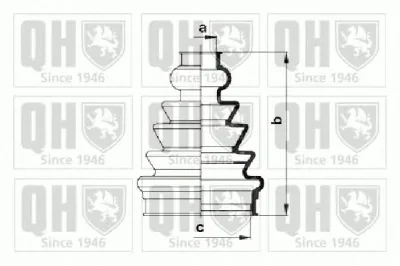 QJB942 QUINTON HAZELL Пыльник шруса