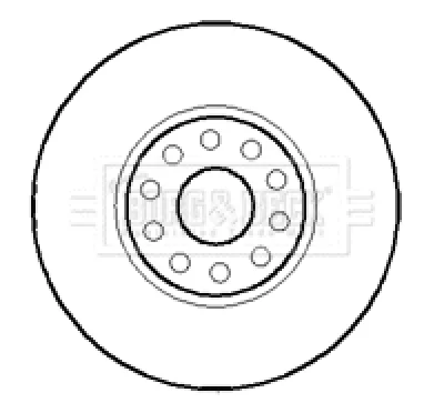 BBD5883S BORG & BECK Тормозной диск
