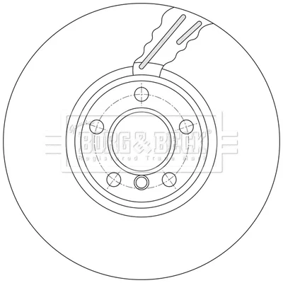 BBD7004S BORG & BECK Тормозной диск