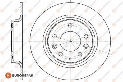 Тормозной диск EUROREPAR 1618889180