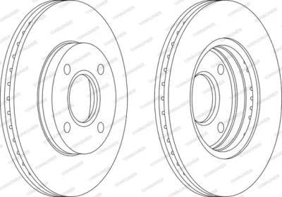 Тормозной диск WAGNER WGR1072-1