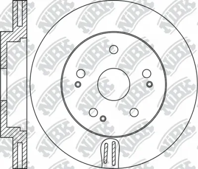 Тормозной диск NIBK RN1715