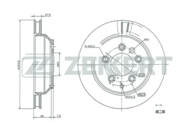 BS-5392 ZEKKERT Тормозной диск