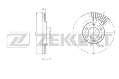 BS-5831 ZEKKERT Тормозной диск