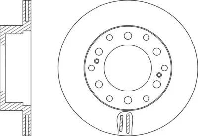 FR0658V FIT Тормозной диск