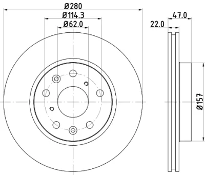 ND9001K NISSHINBO Тормозной диск